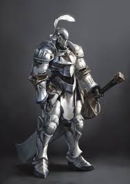 Artstation Knight In Heavy Armor Wooju Ko Fantasy Character Design Fantasy Armor Concept Art Characters