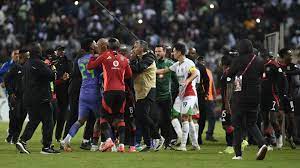 Shame! Watch players, fans & officials fighting after Orlando Pirates and  MC Alger's Caf Champions League quarter-final game | Goal.com South Africa