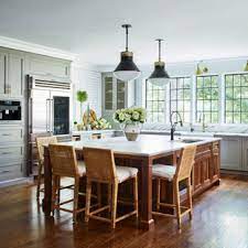Very nice kitchen with green cabinetry, white walls, wood flooring and stainless steel appliances in a house that was once owned by vince vaughn. 75 Beautiful Green Kitchen Pictures Ideas March 2021 Houzz