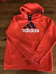 Adidas Black And Orange Jacket Boy S Adidas Hoodie Bright Neon Orange Size Youth Large 14 16 Climawarm Fashion Clothing Shoes Accessories Kidsclothin Adidas Hoodie Hoodie Outfit Hoodies