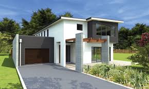 The design is broken into two separate modules — a practical way to construct the prefab house. Small Home Modern Design Novocom Top