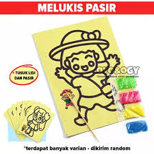 Ok, gua serius nie, inilah lukisan paling mahal dalam dunia. Mainan Edukasi Anak Lukisan Gambar Pasir Warna Mewarnai Sand Art S Lazada Indonesia
