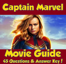 The logo in captain marvel features all clips of stan lee. Captain Marvel Movie Guide 45 Questions Answer Key Character Guide