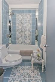 Use these bathroom decorating ideas to design the perfect bathroom for your home. Decoration Awesome Old Style Bathroom Tile Using Blue Patterned Ceramic Tiles With Brushed Patterned Bathroom Tiles Vintage Bathroom Tile Bathroom Tile Designs