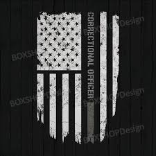 Black And Silver American Flag Correction Officer Thin Silver Line Flag Usa American Flag Thin Silver Line Flag 4th Of July S Silver Line American Flag Correctional Officer