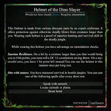 Loot Tavern Is Creating Awesome Homebrew Magic Items To Spice Up Your Campaigns Patreon Dungeons And Dragons Homebrew Home Brewing Magic Armor