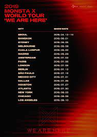 24h • 7d • 30d • year • utc time. 2019 Monsta X World Tour We Are Here In Deutschland Otaji
