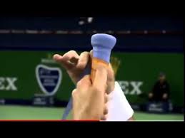 The backhand grip is different from the forehand grip as discussed in this video. Richard Gasquet Fast Overgrip Change Youtube