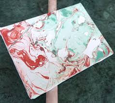 Marbleize also the kitchen utensils and the tools so they will also bring the respective style of decors to your how to diy marbleize paper art : Diy Marble Art Project For The Walls