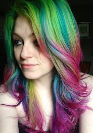 2018 Hot Ombre Highlights Trend 30 Regenbogen Farbige Frisuren Fur Schicke Frauen Zu Versuchen Mit Bildern Frisur Fotos Haar Styling Haarfarben