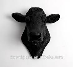 Wall Hanging Art Decoration Black Cow Head Statue Find Complete Details About Wall Hanging Art Decoration Black Cow H Cow Decor Cow Head White Faux Taxidermy