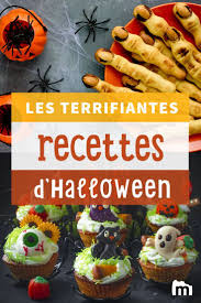 Pour Halloween Voici Une Selection De Recettes Plus Terrifiantes Les Unes Que Les Autres Mar Cuisine Halloween Recette Halloween Apero Repas Halloween Facile