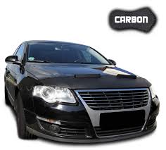 Tuning vw passat b6 led daytime running light turn switch super bright тюнинг дневные ходовые огни передних led. Bonnet Bra Passat B6 3c Carbon Stoneguard Protector Hood Bra Car Bonnet Front End Mask Cover Tuning New Buy Online In Guatemala At Guatemala Desertcart Com Productid 78898857
