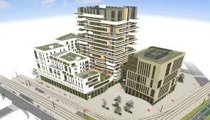Hypérion is an office building, apartment building, social housing, retail building and wooden / timber structure that was built from 2017 until 2019. Pss Discussion Bordeaux Euratlantique Secteur Saint Jean Belcier