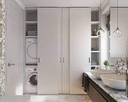 Pin By Max Your Space On 01 Bathroom Laundry Room Bathroom Laundry In Bathroom Bathroom Design