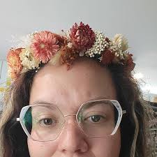 Fall Color Strawflower Crown/ Wedding Hair/ Bride and Bridesmaids/ Flower  Girl/ Photoshoot