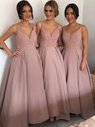 Beaded Bridesmaid Dresses V Neckline Pg0559 On Storenvy Rose Bridesmaid Dress Long Blush Bridesmaid Dresses Dusty Rose Bridesmaid Dresses