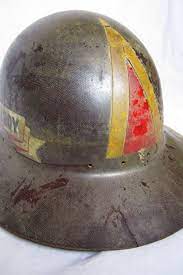Antique Helmet Old Time Coal Mining Hard Hat Coal Mining Coal Antiques
