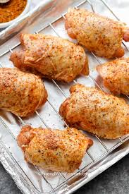 How long to bake a whole chicken. Crispy Baked Chicken Thighs Perfect Every Time Spend With Pennies