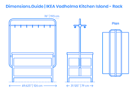 Part of the job was removin. Ikea Vadholma Kitchen Island Rack Dimensions Drawings Dimensions Com