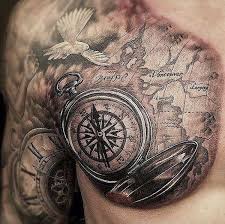 It's believed that the compass tattoo guides through the rough waters of the sea, and indicates the right vector to go. Compass Tattoos Meaning And Fantastic Design Ideas For Men