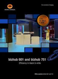 Get the latest official konica minolta printer drivers for windows 10, 8.1, 8, 7, vista and xp pcs. Bizhub 601 751 Brochure 2013 02 19Ø¢ Bizhub 601 And Bizhub 751 Office Systems With The Bizhub 601 Pdf Document