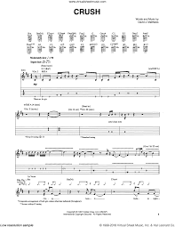 Check spelling or type a new query. Band Crush Sheet Music For Guitar Tablature Pdf