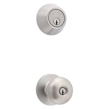 Only regret is that i didn't i've been in this situation too, where a room should be deadbolted, but i don't have the key. Reliabilt Baron Satin Nickel Single Cylinder Deadbolt Keyed Entry Door Knob 4 Pack In The Door Knobs Department At Lowes Com