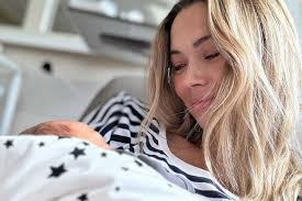 Sandra Kubicka na zdjęciu tuż przed porodem. 'Trzy godziny później  urodziłam'