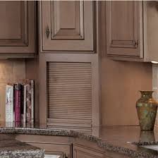 wood tambour corner appliance garage