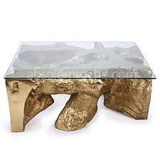 1 Day Sale 30 Off Absolom Roche Sequoia Coffee Table Gold Gold Coffee Table Coffee Table Glass Top Coffee Table