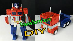 We completely assembled the robot using the cardboard frame in order to make sure everything fits. Diy Cardboard Optimus Prime Transformers Can Transform Easy For Diy Youtube