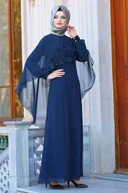 Neva Style Evening Dress Navy Blue Hijab Dress 25661l Evening Dress Fashion Evening Dresses Dress Neck Designs