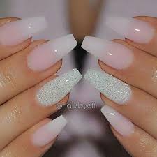 The skin of your finger can be seen through the pure white color of the nails which. Nail Trend Undertaker 113 Coffin Nail Styles To Die For