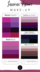 Cartela De Cores Inverno Escuro Inverno Profundo Cores Ideias De Maquiagem
