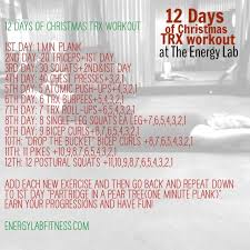 Add A Little Fun To Your Holiday Workouts With This Trx Add On And Repeat 12 Days Of Christmas Workout Do It A Trx Workouts Christmas Workout Holiday Workout