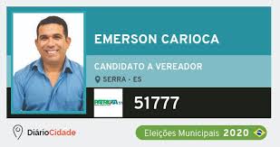 Últimas noticias de emerson carioca. Emerson Carioca 51777 Patriota Candidato A Vereador Eleicoes 2020