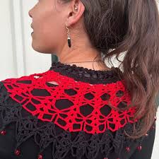 CROCHET PATTERN Gothic Collar, Victorian Gothic Crochet Pattern, Beaded  Collar Pattern, Steampunk Vintage Collar Pattern, Wedding Pattern