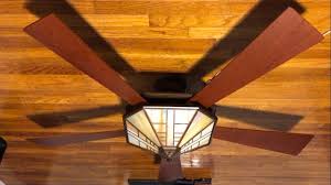 Ventilator's wings are covered with mahogany wood. Hunter 1912 Mission Ceiling Fan 54 Cherry Blades Youtube