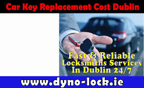 How much does a locksmith cost? Car Key Replacement Dublin