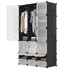 Support you need to spec, design. 18 Cube Interlocking Modular Storage Organizer Shelving Closet Wardrobe Rack New Household Supplies Cleaning Home Organization