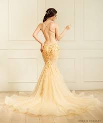 Gold Mermaid Wedding Gown Katerina Wedding Gowns Mermaid Gold Wedding Gowns Nontraditional Wedding Dress