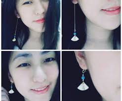 National BOHO Series :: Bohemian Earrings Ear Wire Fan Earrings Threading  Earrings