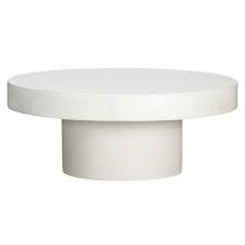 Thethe perfect coffee table has arrived. Chic Round White Concrete Coffee Table For Sale Round Coffee Table Modern White Round Coffee Table Coffee Table