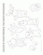 More cartoon characters coloring pages. Backyardigans Coloring Page Printable Pre K 2nd Grade Teachervision