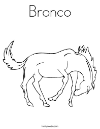 New york giants logo football sport. Bronco Coloring Page Twisty Noodle