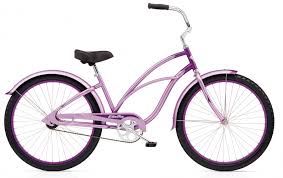 Electra Cruiser 1 Custom Ladies Pearl Lavender Purpur Beachcruiser Purpur Rad
