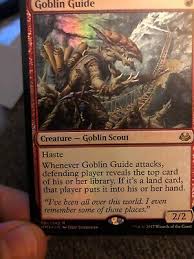 Playgroup members can use the dedicated url instead. X1 Goblin Guide Mtg Collectible Card Games Accessories Geotsam Toys Hobbies