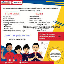 We did not find results for: Recruitment Alfamart Branch Manado Dan Depo Gorontalo à¤« à¤Ÿ Facebook