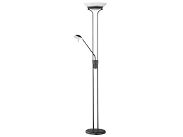 Design Led Deckenfluter Dimmbar Mit Leselampe Rostfarbig Stehlampe